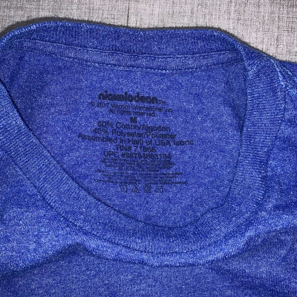 Nickelodeon Vintage Rugrats Doug Real Monsters Ren Stimpy Size Medium Blue - Picture 3 of 3